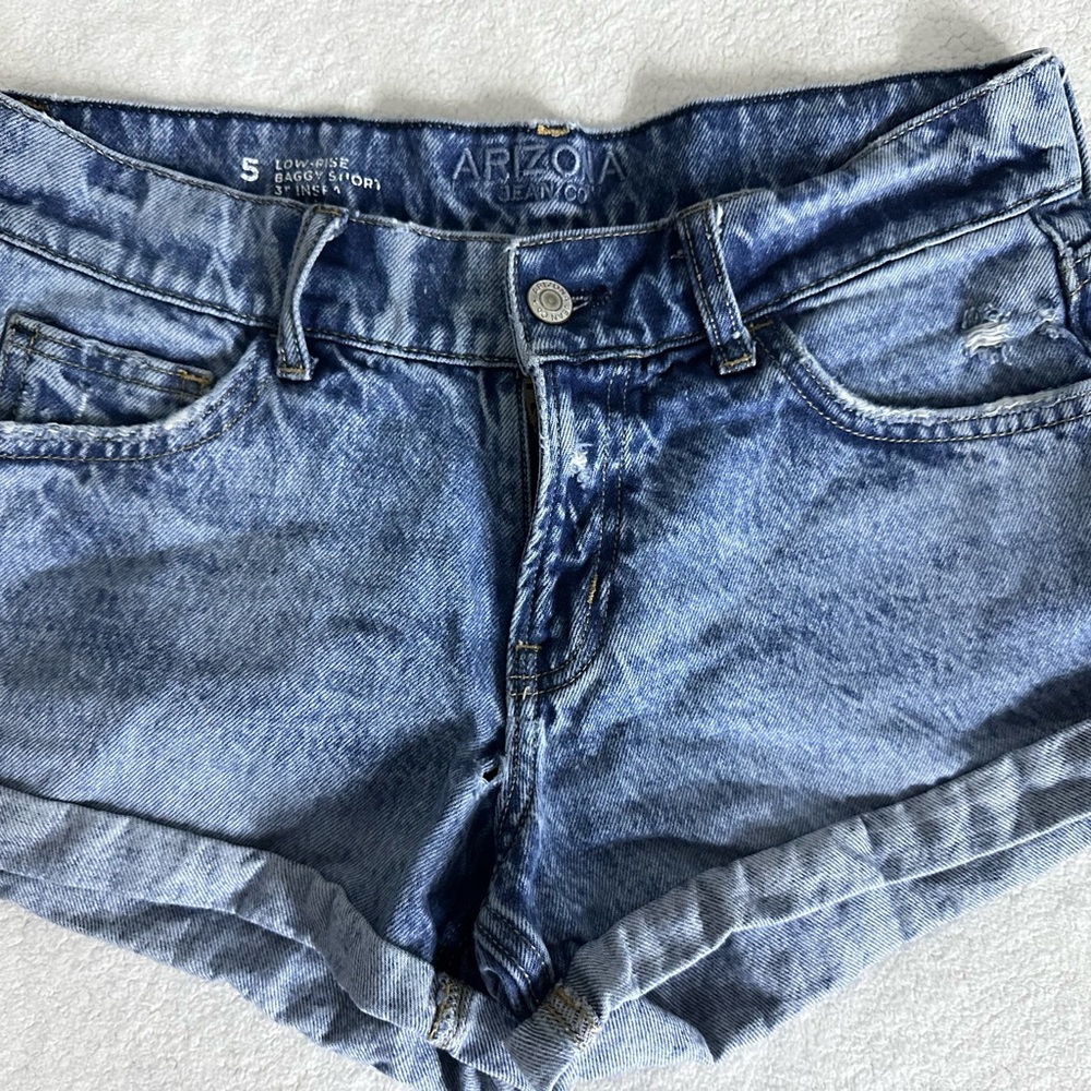 Arizona Jean Company Women's Blue Denim Shorts